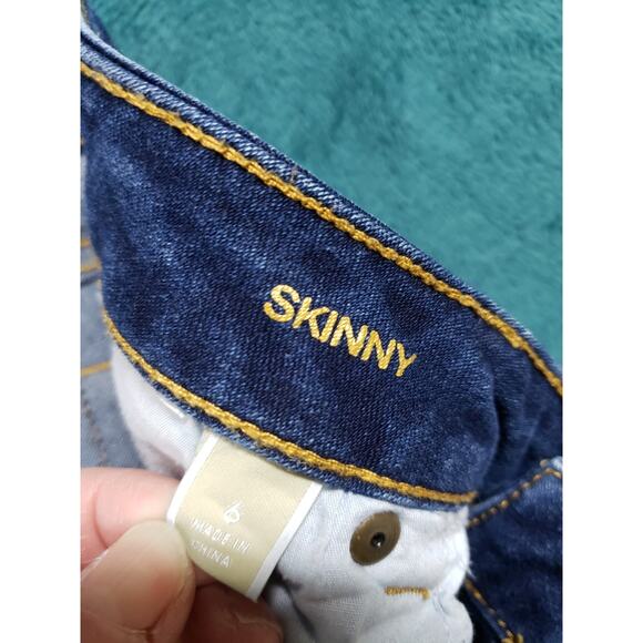 Michael Kors Jeans Size 6 Womens Blue Pants Denim Mid Rise Skinny - Picture 4 of 13